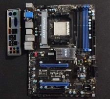 MSI NF750-G55 MS-7578 Socket AM3 ATX AMD DDR3 PCIe Motherboard nForce 750a SLI picture