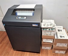 Printronix PSA3 P7215 HIGH SPEED MATRIX IMPACT LINE PRINTER 1500 LPM W/CABINET picture