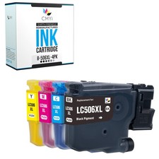 Compatible CMYi Black Color Ink Cartridges Lot fits Brother LC506XL MFC-J4355DW picture