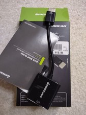IOGEAR HD To VGA Adapter With Audio In Black picture