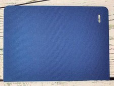 Smart Case Cover Fabric Translucent Frosted Back Magnetic Cover Navy Blue 9.7in picture