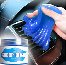 Car Cleaning Gel Slime Putty Reusable Auto Interior Air Vent Dust Cleaner Blue picture