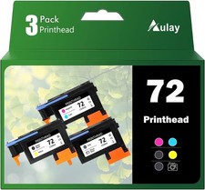 72 Printhead with New Updated Chips Compatible Printers T610 T620 T770+ 3 Packs picture