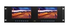 ToteVision LED-711-4K2 Dual 7 Inch 1920x1200 LCD Monitors in a Rack-Mount picture
