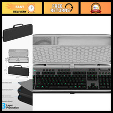 Full Size Keyboard Hard Shell Case, Travel Carrying Bag for 108-Key Keyboards picture