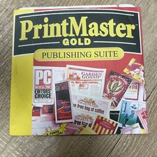 Printmaster Gold Publishing Suite 2001 Vintage Windows 95 / 98 picture