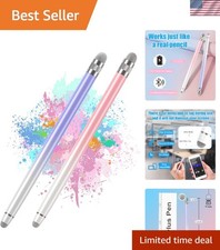 Gradient Color 2PCS Stylus Pens - No Charging, High Precision for Touchscreens picture