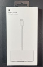 Official Apple USB-C to VGA Multiport Adapter [ White ] NEW picture