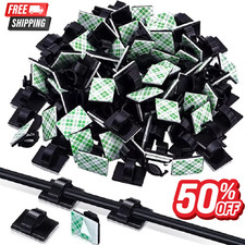 30PCS Cable Organizer Clips Adhesive Cord Holder Desktop Wire Management USB picture