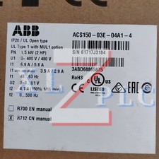 1PCS New ABB ACS150-03E-04A1-4 Frequency Converter In Box* picture