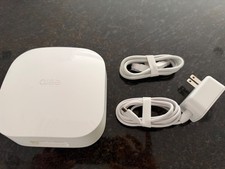 eero Pro 6E Tri-Band Mesh Wi-Fi 6E Router White S011111 w/ Power & Ethernet picture