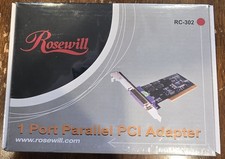 Brand New Rosewill 1 Port Parallel PCI Adapter RC-302 NetMos Nm9805 Plug & Play picture