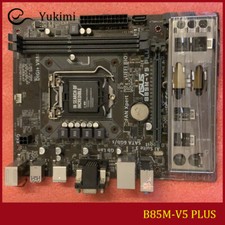 FOR ASUS B85M-V5 PLUS LGA 1150 DVI VGA DDR3 16GB Motherboard Test OK picture