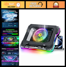 RGB Gaming Laptop Cooling Pad with 5.5