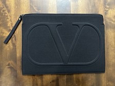 Valentino Black Laptop Sleeve Case Bag Authentic Fits 15 Laptop Brand New Luxury picture