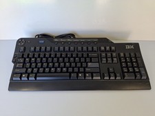 IBM Multimedia Keyboard SK-8815 USB Retro Gaming Vintage Black picture