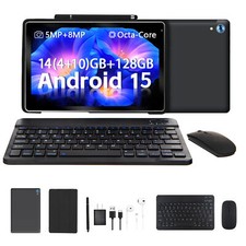 2025 NEW 10.1'' Android 15 Tablets HD Touchscreen Octa-Core 24+128GB Dual Camera picture