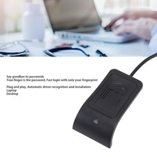 USB Fingerprint Reader Compact Secure Login For 10 11 Black picture