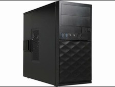 IN WIN Black Mini Tower Computer Case MicroATX Form Factor EFS052.CH450TB3 New picture