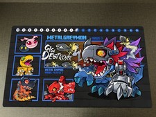 Digimon Table Playmat CCG DTCG TCG Mouse Pad Metal Greymon Trading Card Game Mat picture