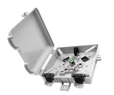 Fiber Optic NID FTTH Box Loaded w/1 SCAPC Adapter Meant for splicing picture