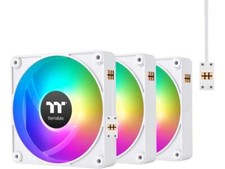 Thermaltake CT140 EX ARGB Reverse PC Cooling Fan White (3-Fan Pack), Magnetic Co picture