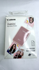 Canon Zoemini PV-123-RGW Mini Photo Printer Rose Gold White Complete Tested picture
