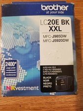 BROTHER LC20E Super High Yield BLACK Ink Cartridge Cartridge / EXP 06/2019 picture