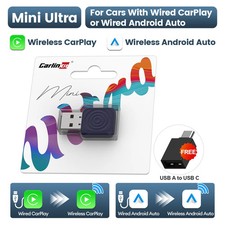 CarlinKit 5.0 Mini Ultra Wireless Adapter Wireless CarPlay Android Auto For OEM  picture
