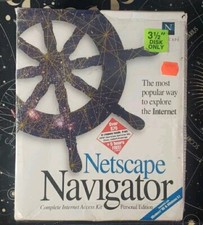 Vtg Netscape Navigator Personal Edition Windows 95+3.1 Rare Software 💾 Discs picture