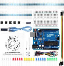 Arduino UNO R3 Starter Kit with Breadboard LEDs Resistors Buzzer Tutorial picture