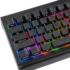 Pudding Double Shot Keycaps Cherry Profile Gold Glitter Custom 126 Keys picture