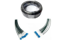 12 Strands 20M LC-LC Outdoor Armored Single-Mode Fiber Optic Cable -48390 picture