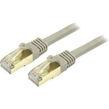 StarTech C6ASPAT35GR 35ft Gray Cat6a Shielded Patch Cable picture