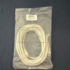 14 ft Ethernet Patch (RJ-45) Cable White Molded Strain Relief RJ-45 to RJ-45 picture