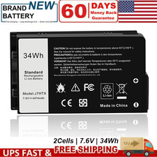 Lot J7HTX Battery For Dell Latitude 12 7202 12 7212 7220 7XNTR 0FH8RW 34WH picture