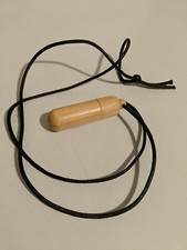 Eco Friendly Bamboo USB Drive - Capsule shape with Lanyard - 256 MB picture