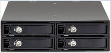 Syba SY-MRA25038 4 Bay 2.5” SATA Drive Mobile Rack Mount for 5.25