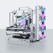 Gamers Open Frame Aluminum PC Case - ATX/M - ATX/ITX, Ideal for Custom DIY picture