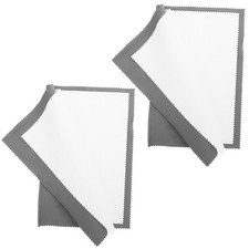 4Pcs Reusable Dark Grey Microfiber Cloth for Electronic Devices Dust Removal picture