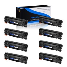 8PK CF283A 83A Toner Cartridge for HP LaserJet Pro M127fn M127fw M201n Printer picture
