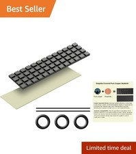 NVME M.2 Heatsink SSD Heatsink Graphite Covered Pure Copper Heatsink Thermal Pad picture