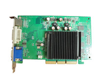 Vintage EVGA e-GeForce N6200 256MB DDR2 AGP 8X Video Card DVI VGA 256-A8-N401-LR picture