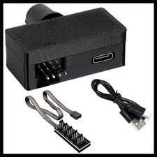 PWM Fan Controller with USB-C Power and 4-Pin Splitter for 12V Fans and Water... picture