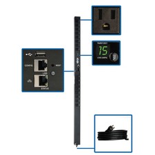 EATON PDUMV15NETLX 1.4Kw Single-Phase Switched Pdu Lx Interface 120V Outlets 16 picture