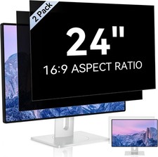 [2 Pack] 24 Inch Computer Privacy Screen Filter for 16:9 Widescreen Monito picture