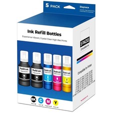 Compatible Ink for Eco Tank Printers 5 Bottles picture