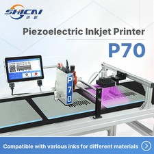 71.8mm Piezoelectric UV Inkjet Printer for Printing Lot Number on Metal picture