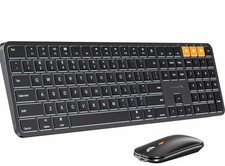 KM100-A Protoarc Bluetooth Triple Channel Backlit Keyboard And Mouse Combo picture