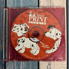 1997 DISNEY'S 101 DALMATIONS PRINT STUDIO CD-ROM PC Game Disc Only picture